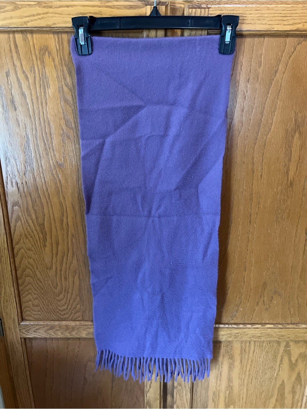 Heritage Cashmere Purple Scarf-100% Cashmere